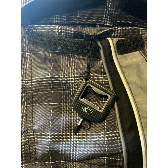 VTG O'Neill Board Shorts Men's Black Plaid Embroidered Spell Out 90s Y2K Surf - Picture 8 of 15